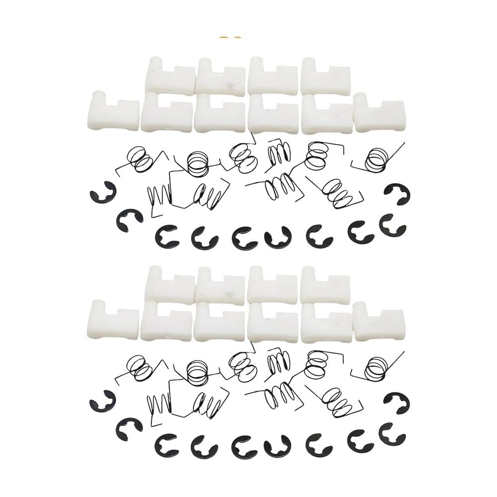 Juego de 20 Clips Resorte for trinquete Volante Arranque rebobinado, Aptos for motosierras 4500, 5200, 5800, 45 CC, 52 y 58
