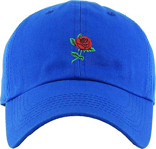 Image of Rose Flowers Love Good Vibes Men Women Dad Hat Baseball Cap Adjustable Unisex