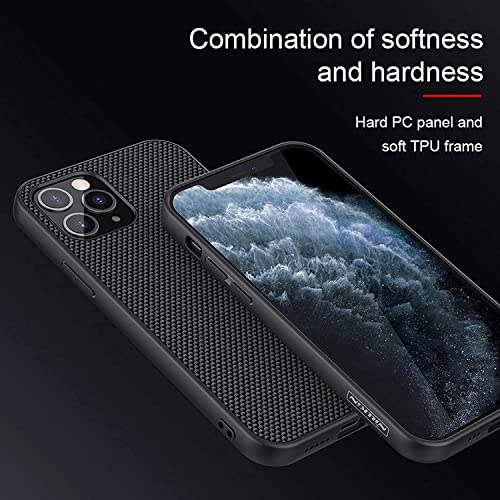 Coque iPhone 12 Pro Max rigide 6,7 pouces coque fine antichoc tissée