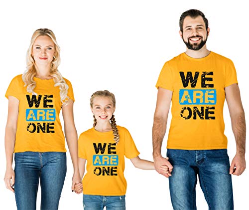 Image of Hangout Hub Family T-Shirts|Regular Fit|Cotton|Twinning Combo Dress| Setof3