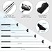 Yeipis 3 Pack Different Back Scratcher Metal Portable Telescoping with Rubber Handles, Extendable Back Massager Tool with Beautiful Box, Stocking Stuffers for Men Women Christmas Presents(Black)