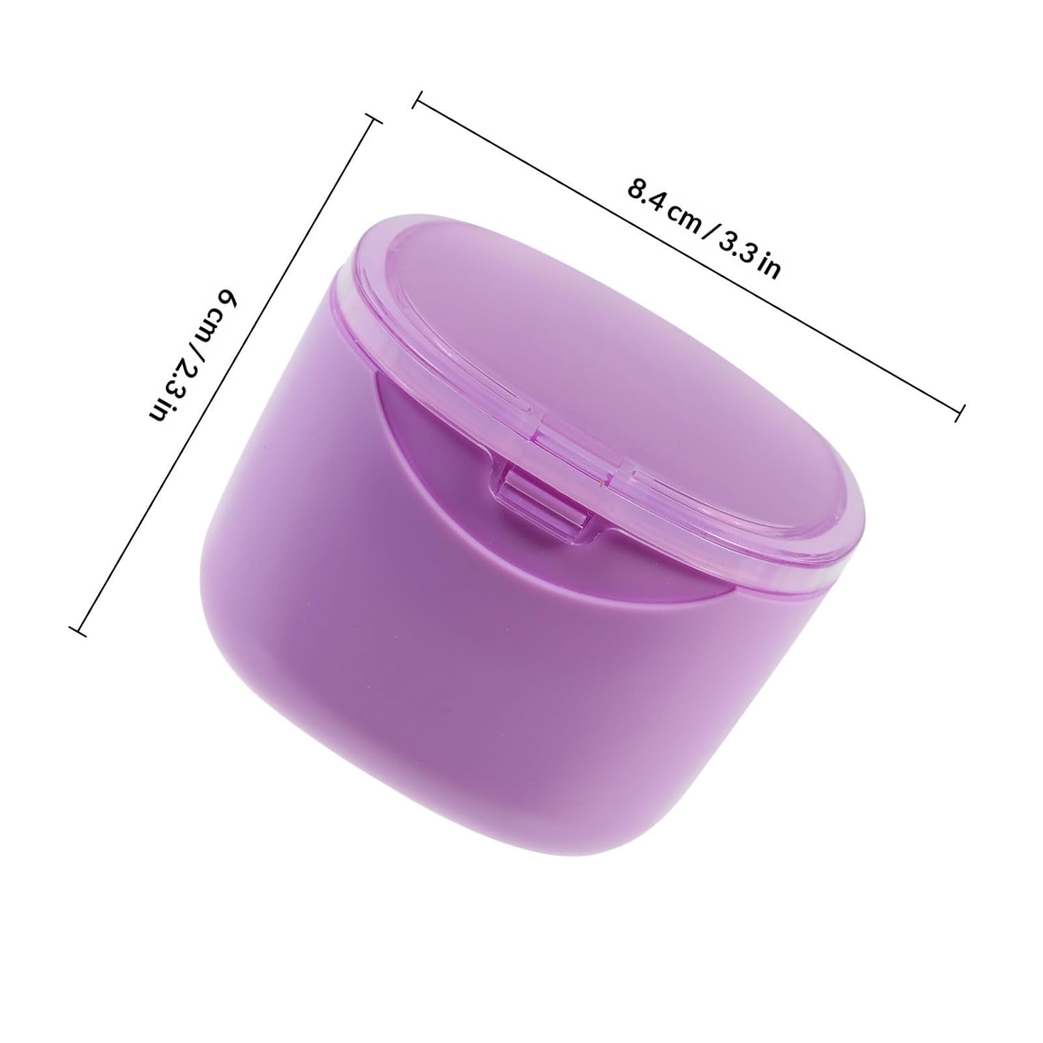 Generic Portable Material PC with Scratch-Resistant Lightweight Retainer Case Mouth Guard Cleaning Box Design for Daily Use and Eating