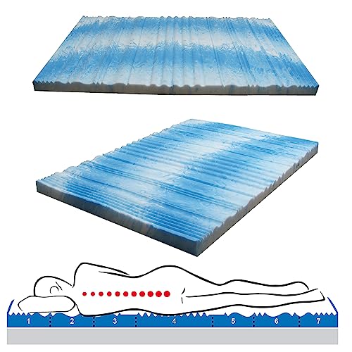 Topper 160×200 ARBD Matratzenauflage mit waschbarem Bezug