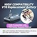 Passnag 5000mAh High-Capacity Li-ion Replacement Battery 25.2V for Dyson V10 Cordless Vacuum - Full Compatibility with SV12 Models (Animal/Absolute/Fluffy/Motorhead) | Strictly Not for SV10