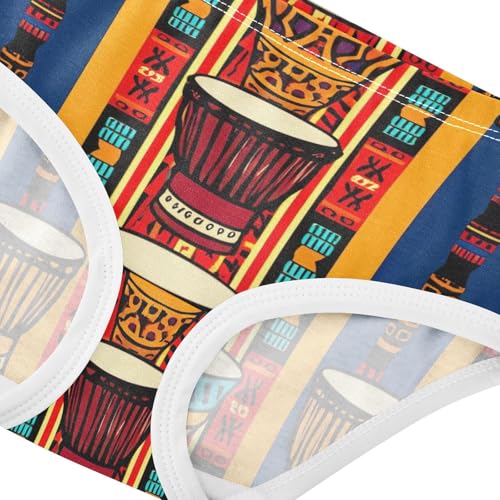 Vibrant African Tribal Toddler Girls Underwear 2t Cotton Little Girl Panties Fun Undies Kids Briefs4