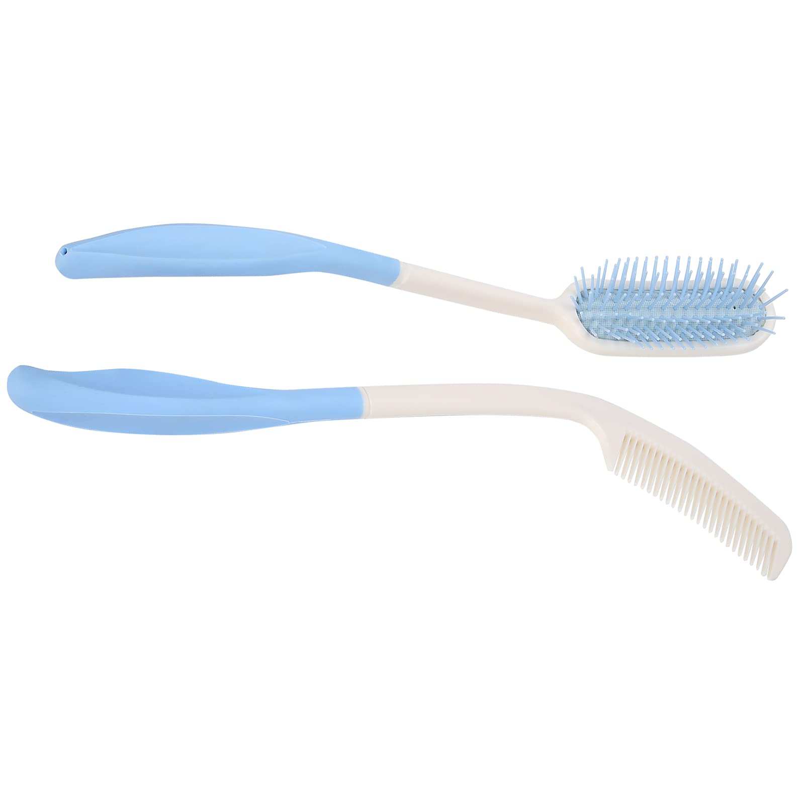 Peine del Alcance Largo, Cepillo para el Pelo Lisiado del Masaje del Material del ABS para el Soporte Vital