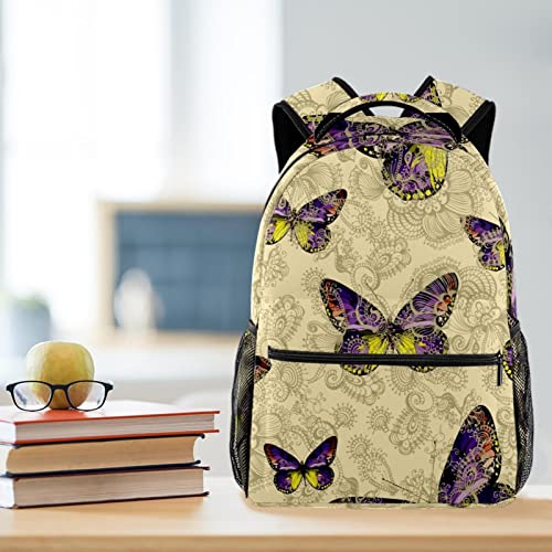 Sac à dos léger et classique aux couleurs de la créativité pour lycéenne