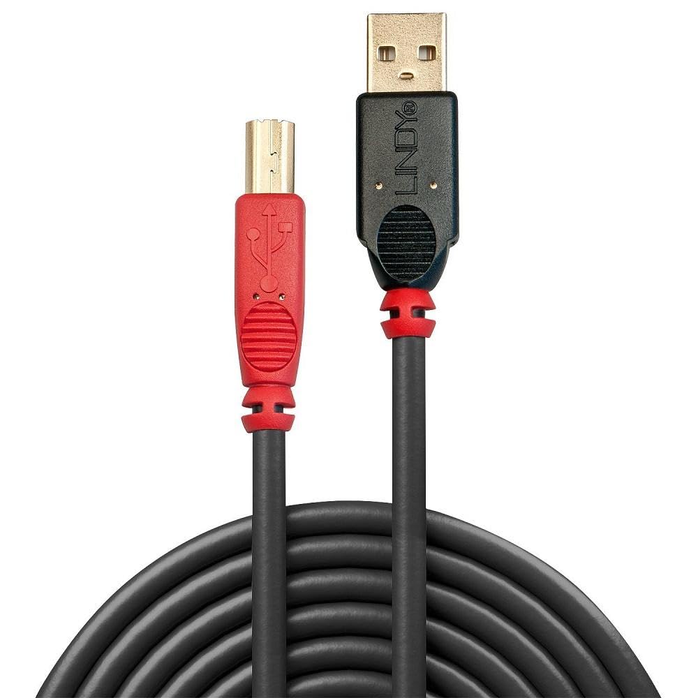 Amazon.com: LINDY 15m Type A to B USB 2.0 Active Repeater Cable