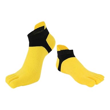 mens yellow ankle socks