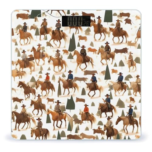 Báscula Digital de Baño Cowboy Ride Horse