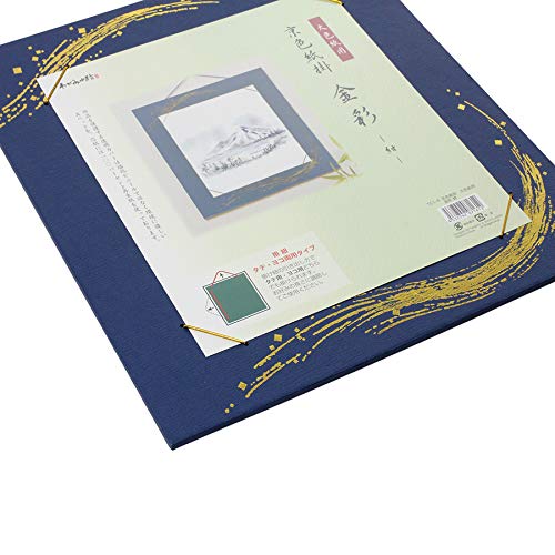 Amazon | 京色紙掛 大色紙用 金彩 紺 | 色紙 | 文房具・オフィス用品