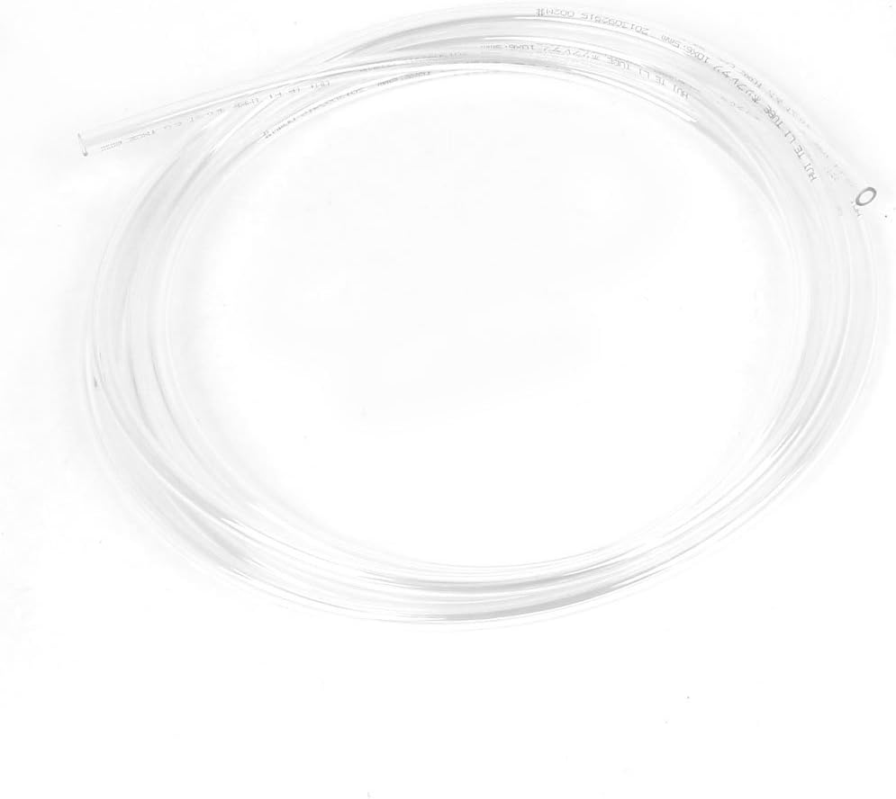 uxcell 5 Meter 16.4Ft 10 x 6.5mm Pneumatic Air PU Hose Pipe Tube Clear