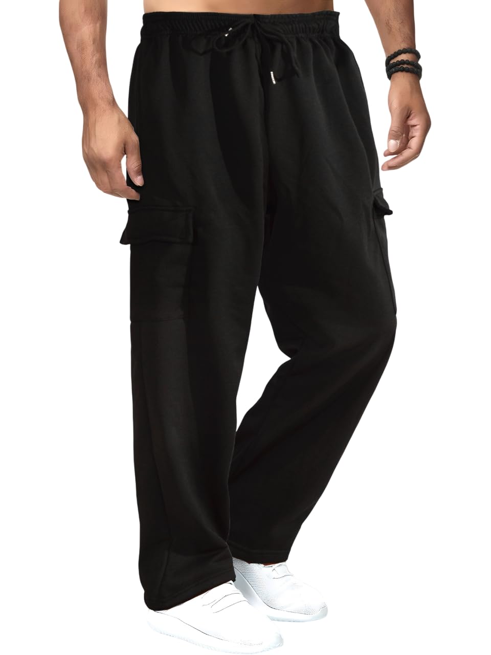 dockstreet Loose fit Cargos/Loose fit,High Waist Lowers/Cute Style, Relaxed Hip Hop Style Pants for Men-picture-34