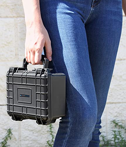 Casematix Graded Card Case Storage Box For Sports Cards Compatible With 8 Bgs, 13 Fgs Or 11 Gma Psa Graded Trading Card Slabs And More Collectible Cards - Airtight, Waterproof And Includes Padlock #TOP7