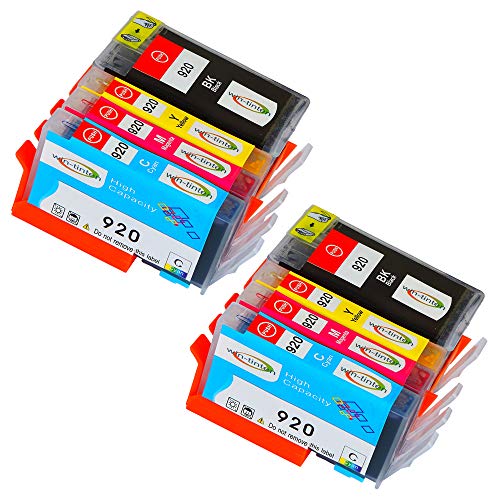 Win-TinTen Paquete de 7 reemplazos para HP 920XL Cartucho de Tinta Compatible para for HP Officejet 6500A 6500 7500A 7500 6000 7000 Impresora