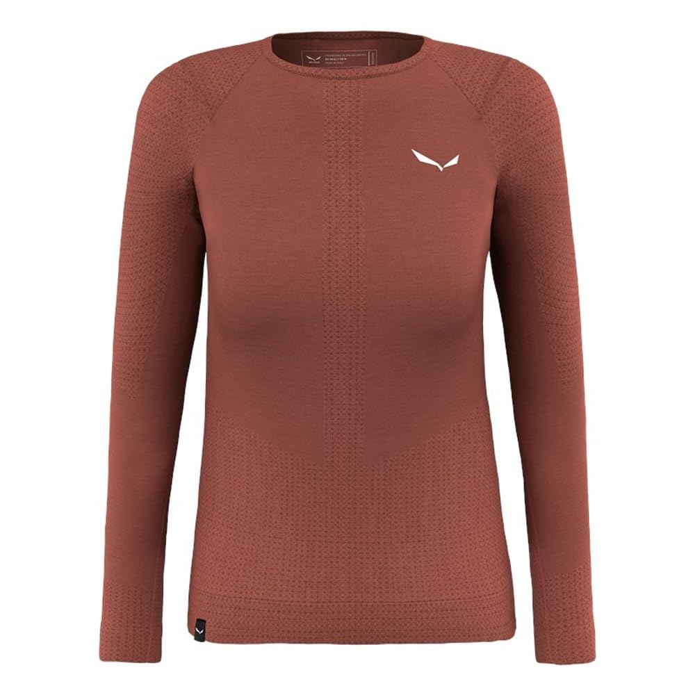 Salewa Zebru Med Warm Amr W L/S Tee. T-Shirt Donna (Pacco da 1)