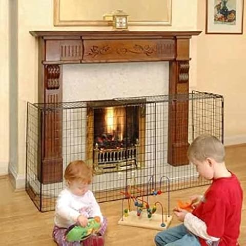 Harewood Black Nursery Fire Guard FIRE109 Cover