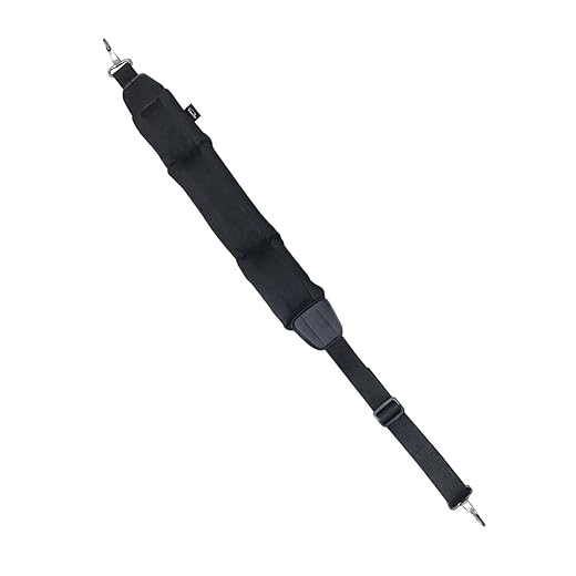 Intech Single Adjustable Golf Bag Padded Shoulder Strap Replacement, Black