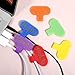 ElevateTech 56Pcs Multi Color Durable Cable Lables with Writable Surface, Waterproof Wire Labels Self-Adhesive Nylon Wrap-It CableLabel for Electronics,Industrial Cable Management(1.5