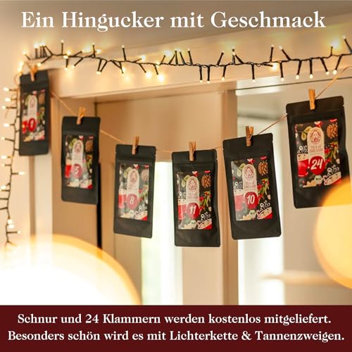 Tee-Adventskalender 2023 zum Hinhängen