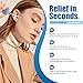 Heselises Natural Ear Pressure Relief Device, Migraine Relief Products Through Inner Ear Pressure, Airplane Ear Ache Pain Relief Suction Device for Flying (Blue)
