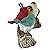 Design Toscano QM223531 Birdy Welcome Sign Indoor/Outdoor Garden Bird Statue, 4 Inches Wide, 10 Inches Deep, 5 Inches High, Multicolored