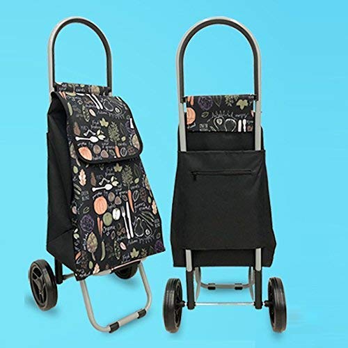 Einkaufstrolley Klappbarer Trolley aus Edelstahl – Bild 4