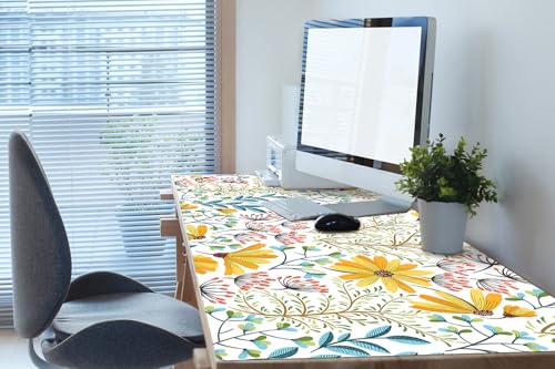Tapis de Bureau Imperméable et Antidérapant en Vinyle 120x60 - 2