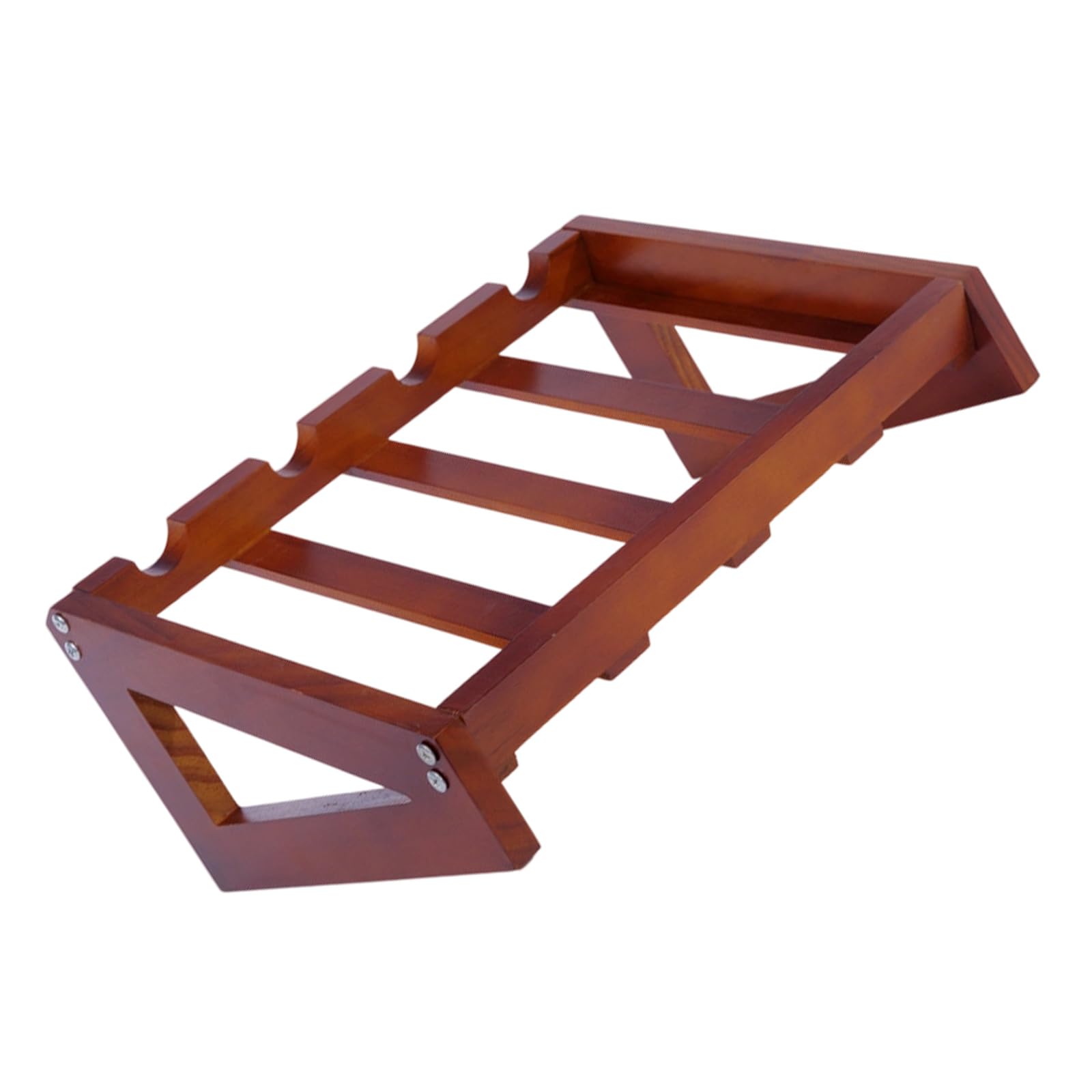 Tsophreniq Classical Wooden Wine Bottle Display Stand for Living Room Kitchen Pubs Decors Sturdy Storage Organizers Shelf Wooden Beverage Display Rack