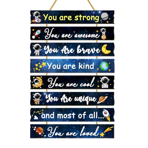 Rutiyoka Outer Space Themed Room Decor for Boys Bedroom Wall Insp...