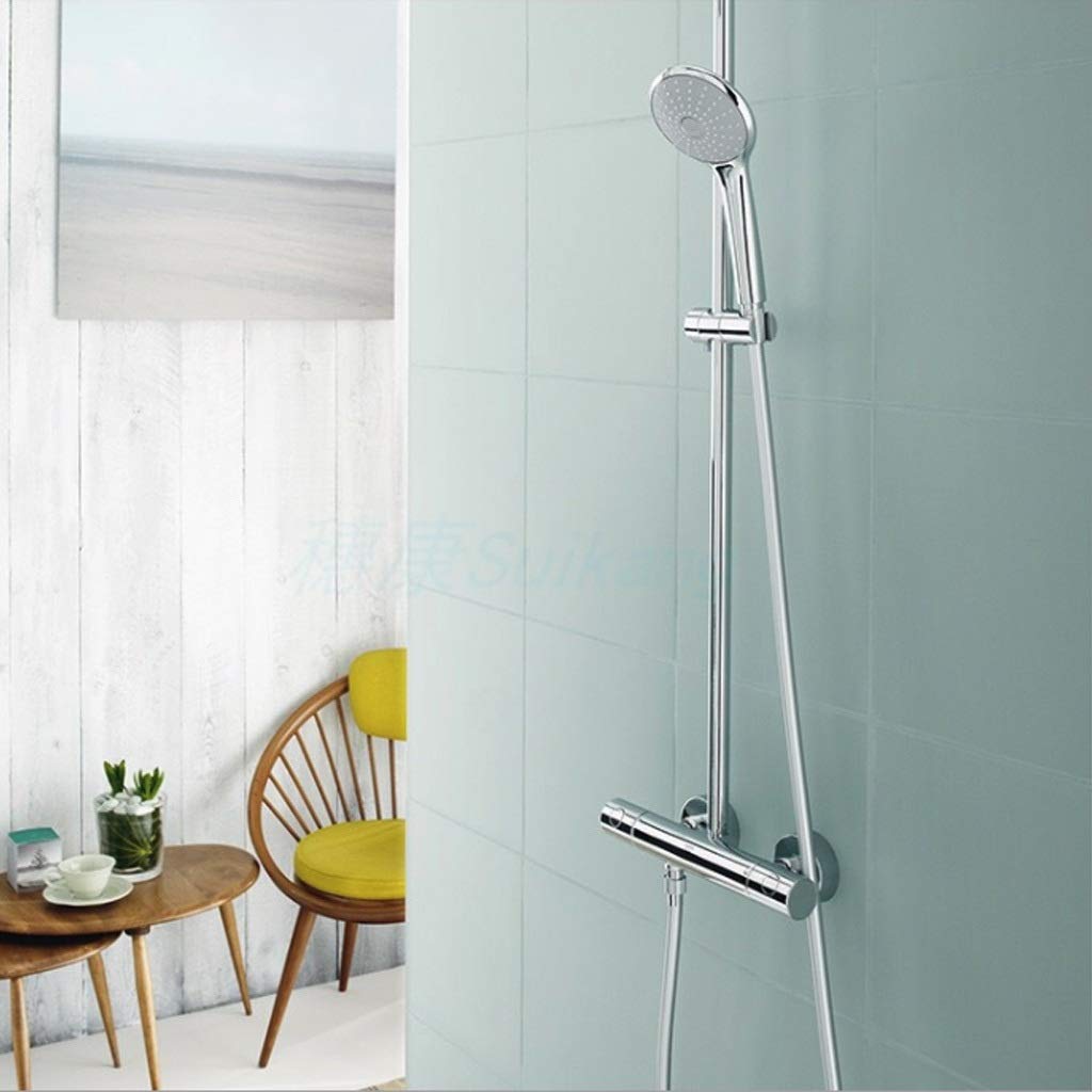 Flexibler PVC-Brauseschlauch, 1,5 m, silberfarben, glatt geflochten, für Handbrause, Badezimmer-Ersatzschlauch, einfache Installation, auslaufsicheres Design