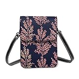 Weich und bequem: Die kleine Umhängetasche besteht aus Mikrofaser-PU-Leder und weichem Futter, das Reibung und Schäden am Telefon verhindern kann.