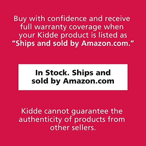 Kidde Carbon Monoxide Detector, AC-Plug-In with Battery Backup, CO Alarm with Replacement Alert