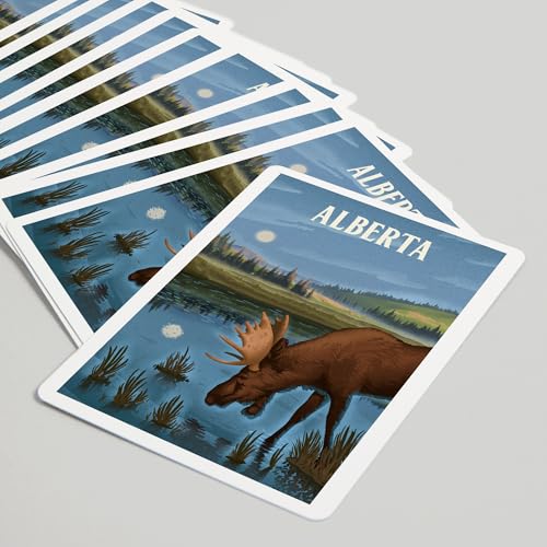 Lantern Press Alberta, Juego de 52 Cartas de Póker miniatura 5