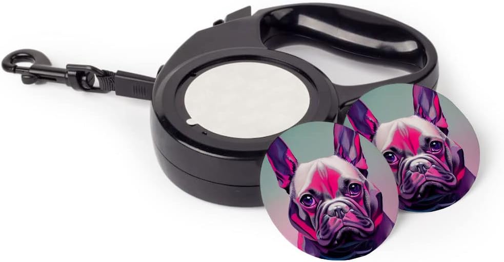 Boss Bulldog Retractable Pet Leash - Cool Leash - Graphic Dog Leash - 197 inches