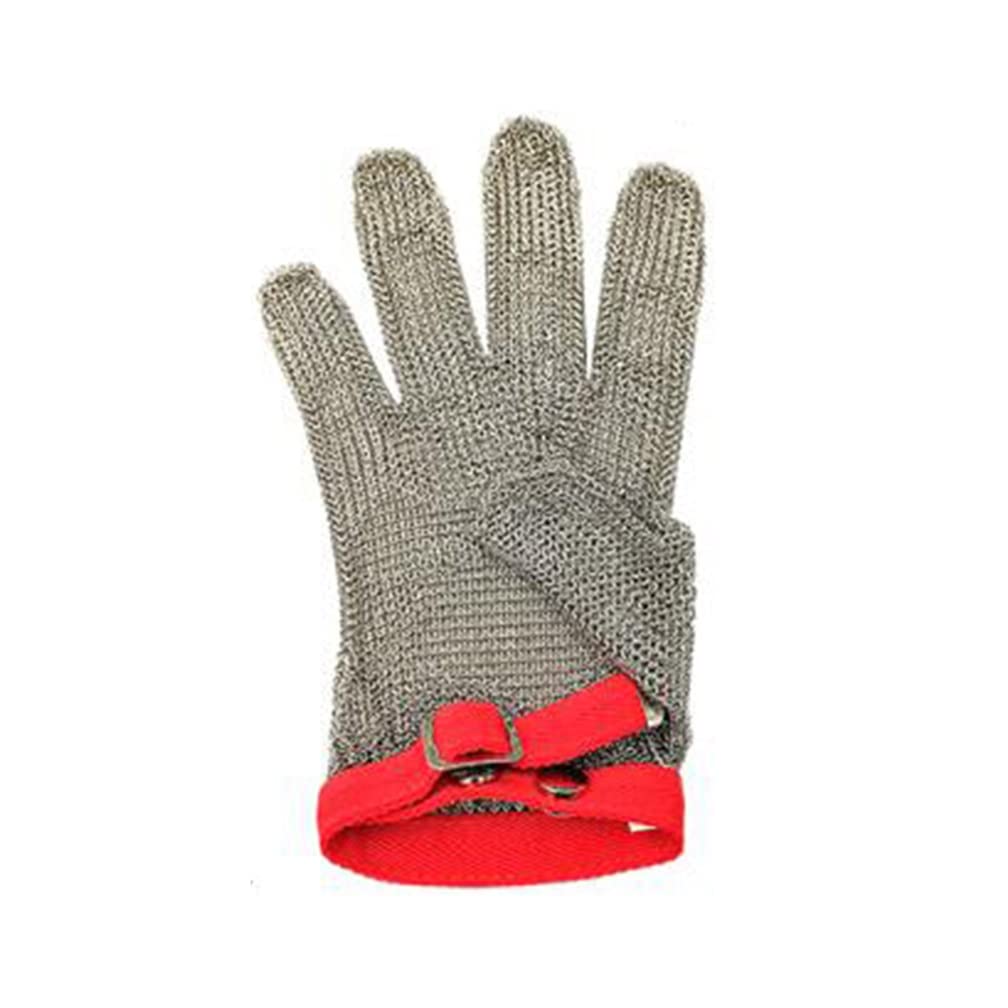 Guantes de trabajo Guantes Anticortes Grado Alimenticio Cocina Carnicero Procesamiento De Carne Guantes Resistentes A Cortes, Protección De Nivel 5 Seguridad (Size : 1 Piece/S)
