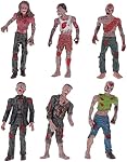 Zombie Dolls Zombie Action Figures, 6PCS Halloween Figurine Models Horror Action Figures Realistic Hand Painted Miniature Ornamnet
