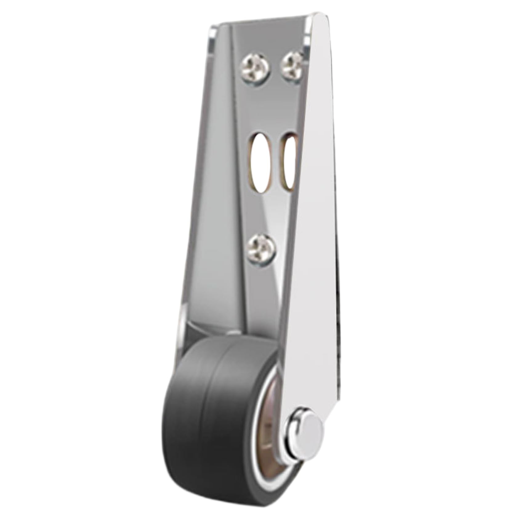 Rueda para puerta, rueda de soporte inclinada para puerta de goma termoplástica, ruedas pequeñas, direccional con tornillos para de madera de jardín, valla de jardín, ruedas para puertas