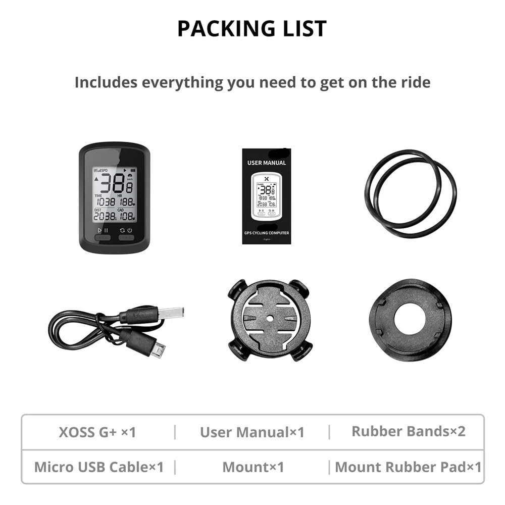 G/G + GPS Ordinateur de vélo sans Fil Compteur de Vitesse vélo de Route VTT étanche Bluetooth Cadence Vitesse Ordinateur de vélo