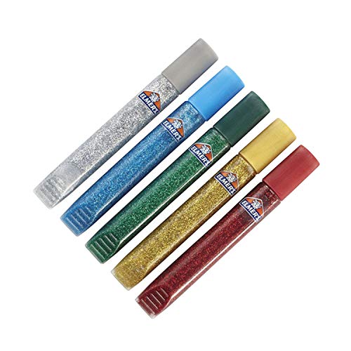 Kit com 2 Colas Translucidas 5 Glitters e 2 Ativadores Elmers, Toyng, 39610, Multicolorida