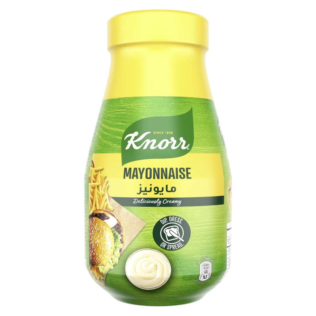 Knorr Mayonnaise, Ideal As A Dip, Dressing Or Spread, Original Flavour, Deliciously Creamy, 946ml