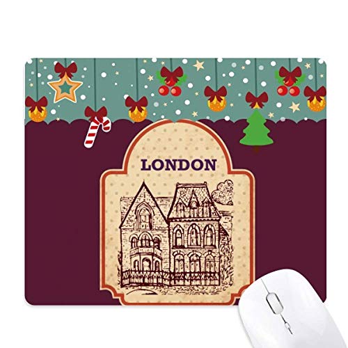 Tapis de souris Londres pour bureau et télétravail design sketch