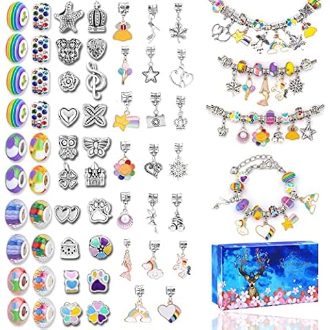 Ditind DIY Bracelet Making Kits, Charm Bracelets Kit for Girls Cover