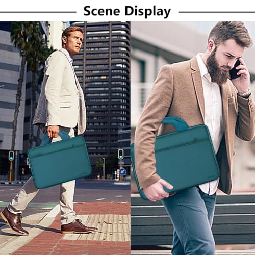Image of Hseok Laptop Sleeve 13-14 Inch Case Briefcase Compatible with MacBook Neo Pro 14 M5 /M4 /M3 /M2 /M1, All Models 13.3 Mac Air /Pro, XPS 13 14, Most Popular 13 inch-14 inch Notebooks,D01E01