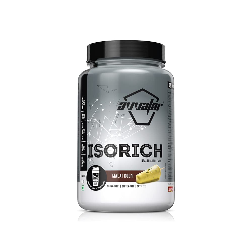 AVVATAR Isorich Whey Protein Isolate, Malai Kulfi Fl