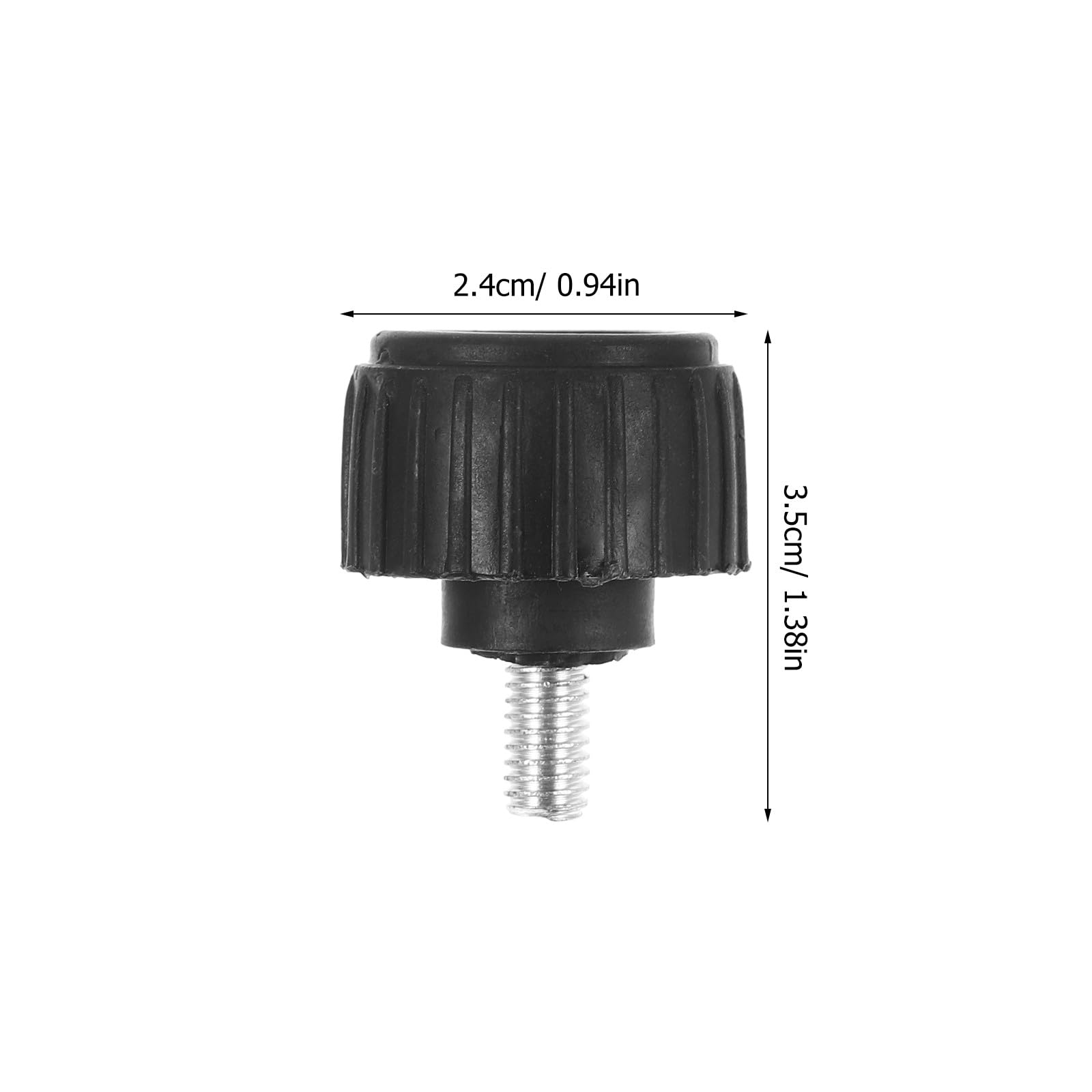 Piedini per Bilancia Elettronica 30kg M6 in Gomma e Ferro, Set da 4 Pezzi Funzione Antiscivolo e Assorbimento Urti, Accessori di Ricambio per Bilancia a Piattaforma per Uso