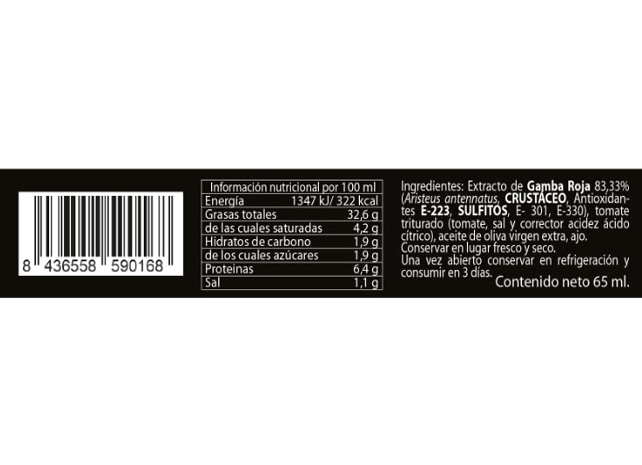 Extracto de Gamba Roja del Mediterráneo – 80gr Punta Aljibe