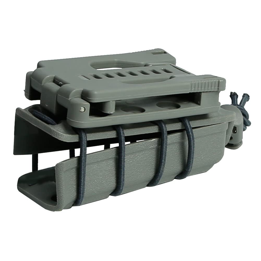Borsa Porta Caricatori Orizzontale Tattica MOLLE In Nylon Nero &ndash; Universale Per Cintura