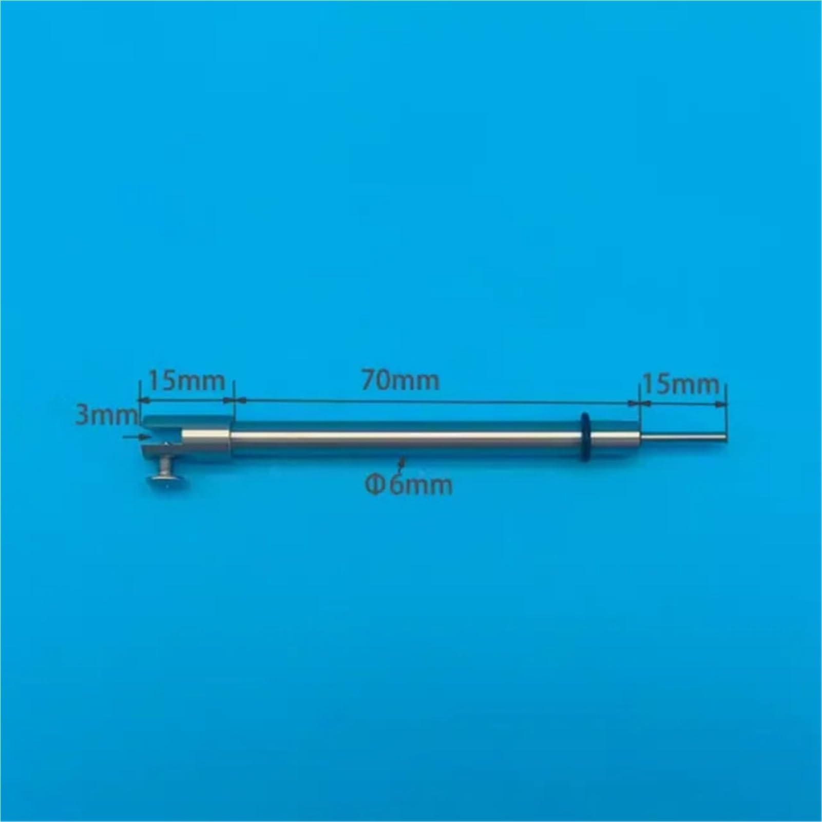 sujeniir JJ120 Stainless Steel Electrode Clamp Working Electrode Multi Purpose Fixture Small Diameter Gap 3mm Invoice Issued(6MM)