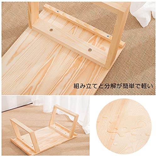 Table de lit en bois anti-rayures, table basse multifonction simple et facile à utiliser